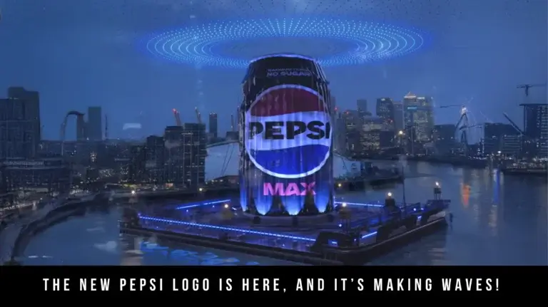 Pepsi logo making waves